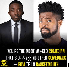 http://viraltrendx.ezzybrown.com.ng Basketmouth vs. Bovi: A Clash of Hilarious Comedians