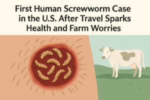 First Human Screwworm Case in the U.S. After Travel Sparks Health and Farm Worries