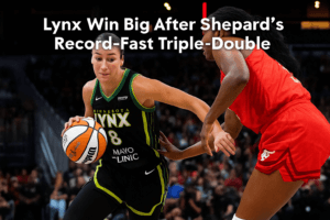 Lynx Win Big After Shepard’s Record-Fast Triple-Double